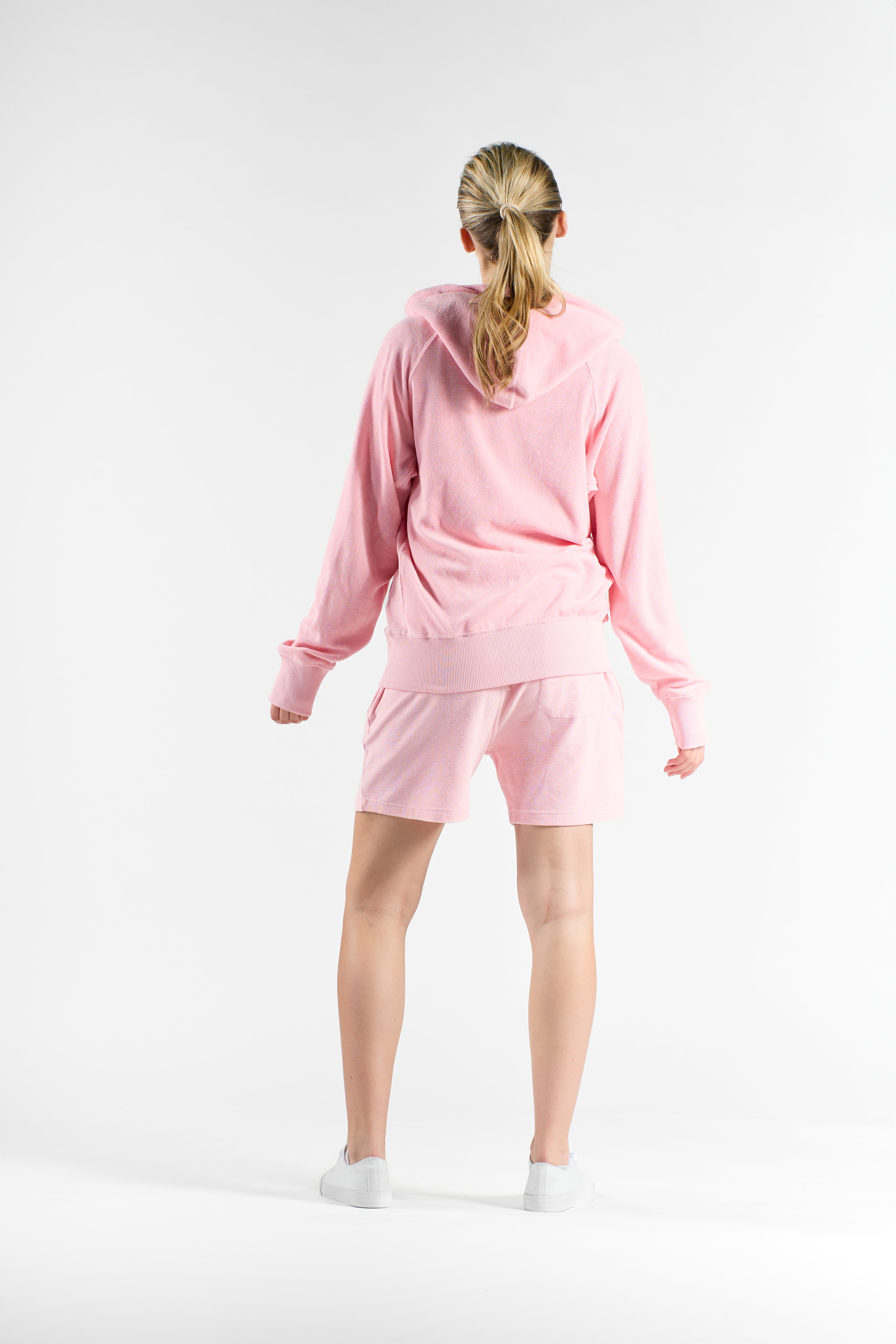 Hoodzip Unisex Terry Pink Crush