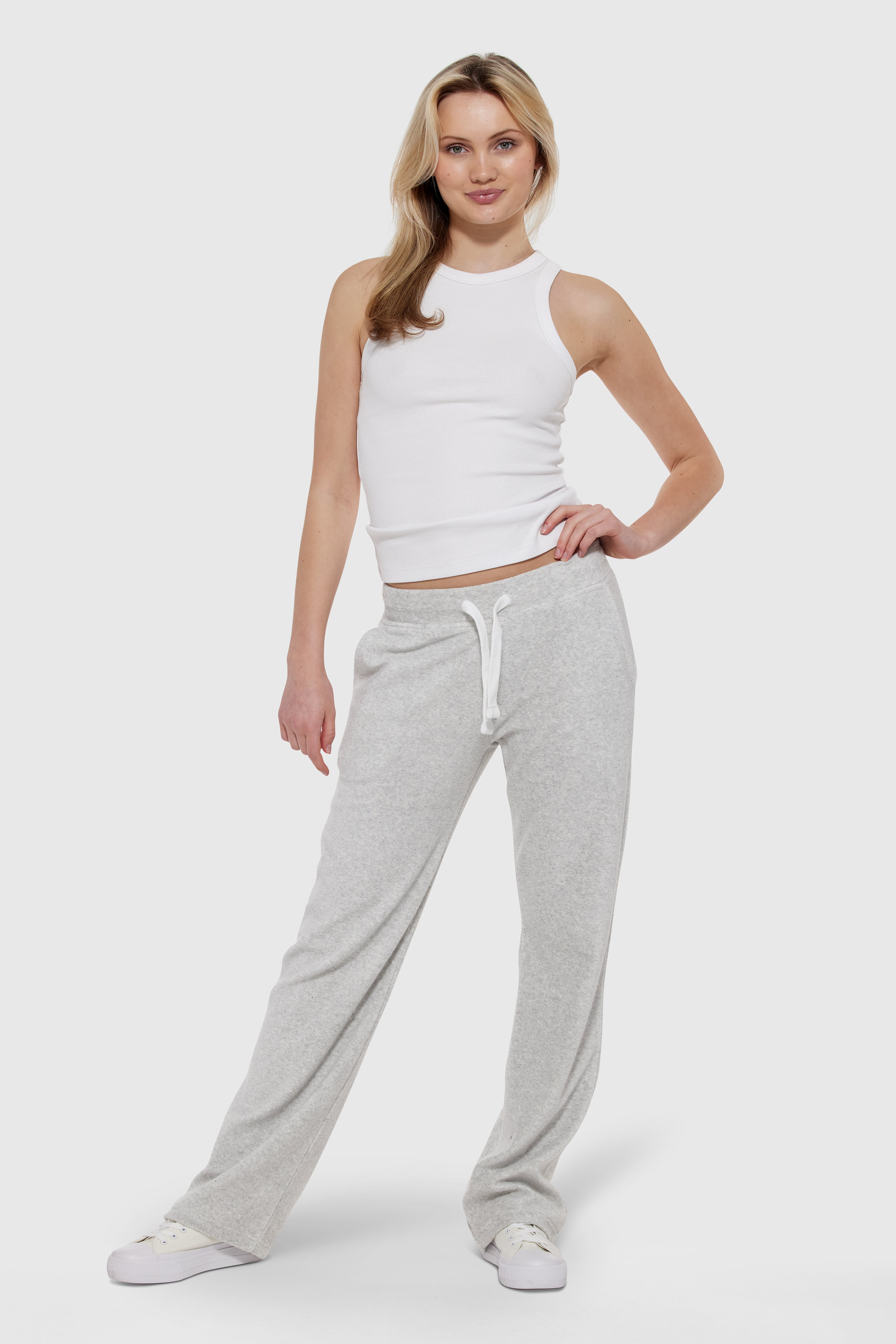 Sweatpant Girl Terry Light Grey