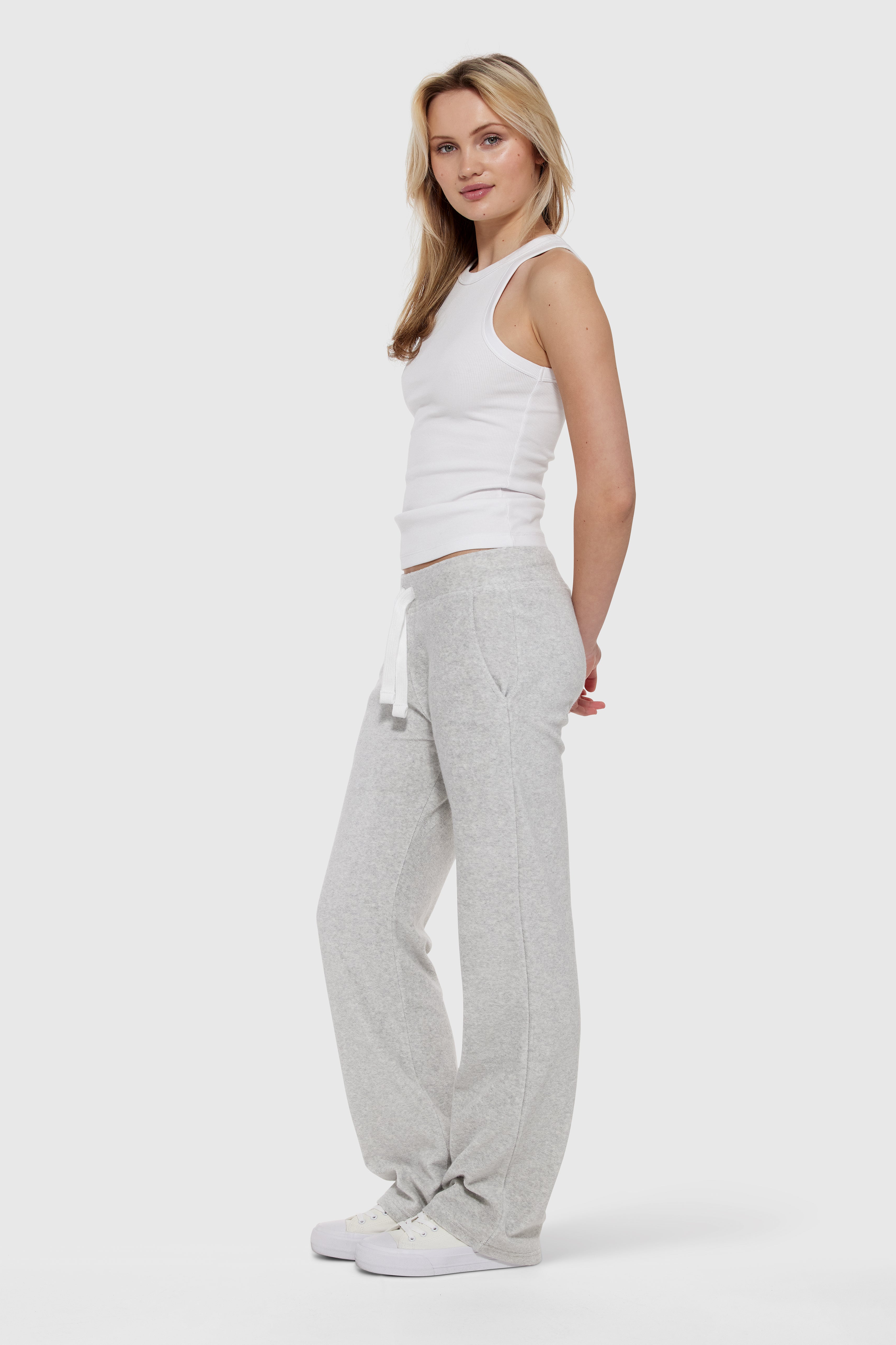 Sweatpant Girl Terry Light Grey