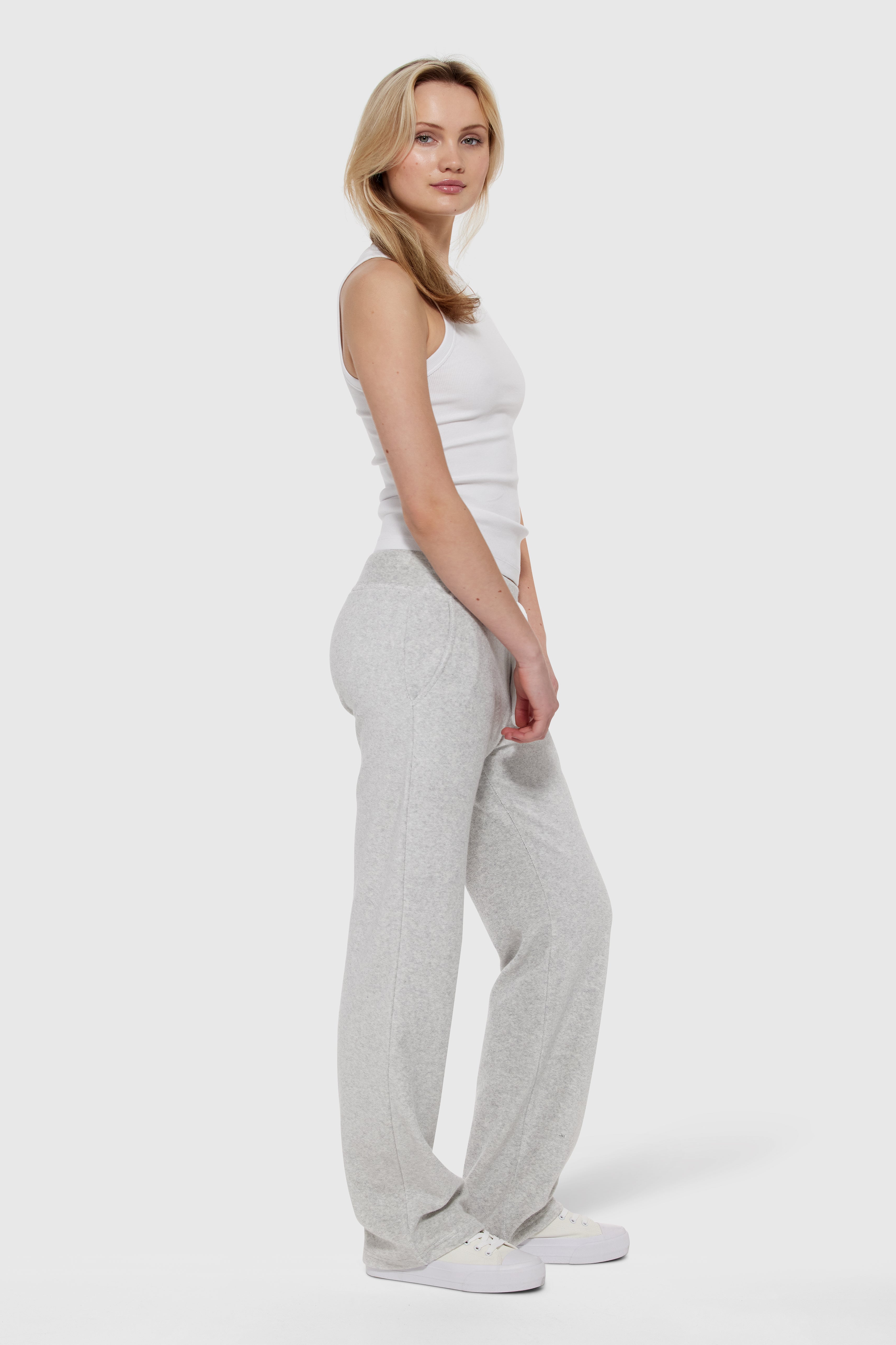Sweatpant Girl Terry Light Grey