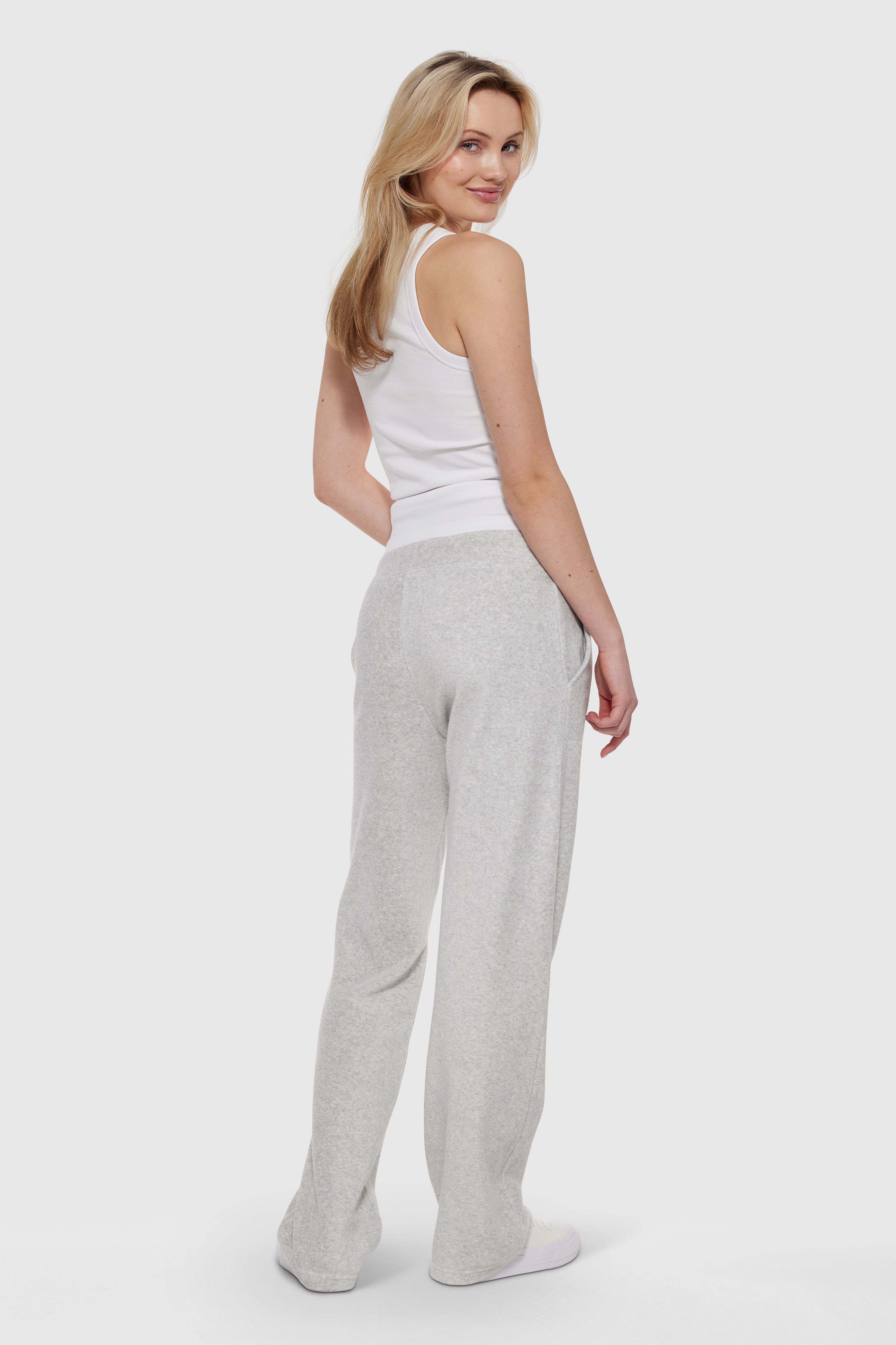 Sweatpant Girl Terry Light Grey