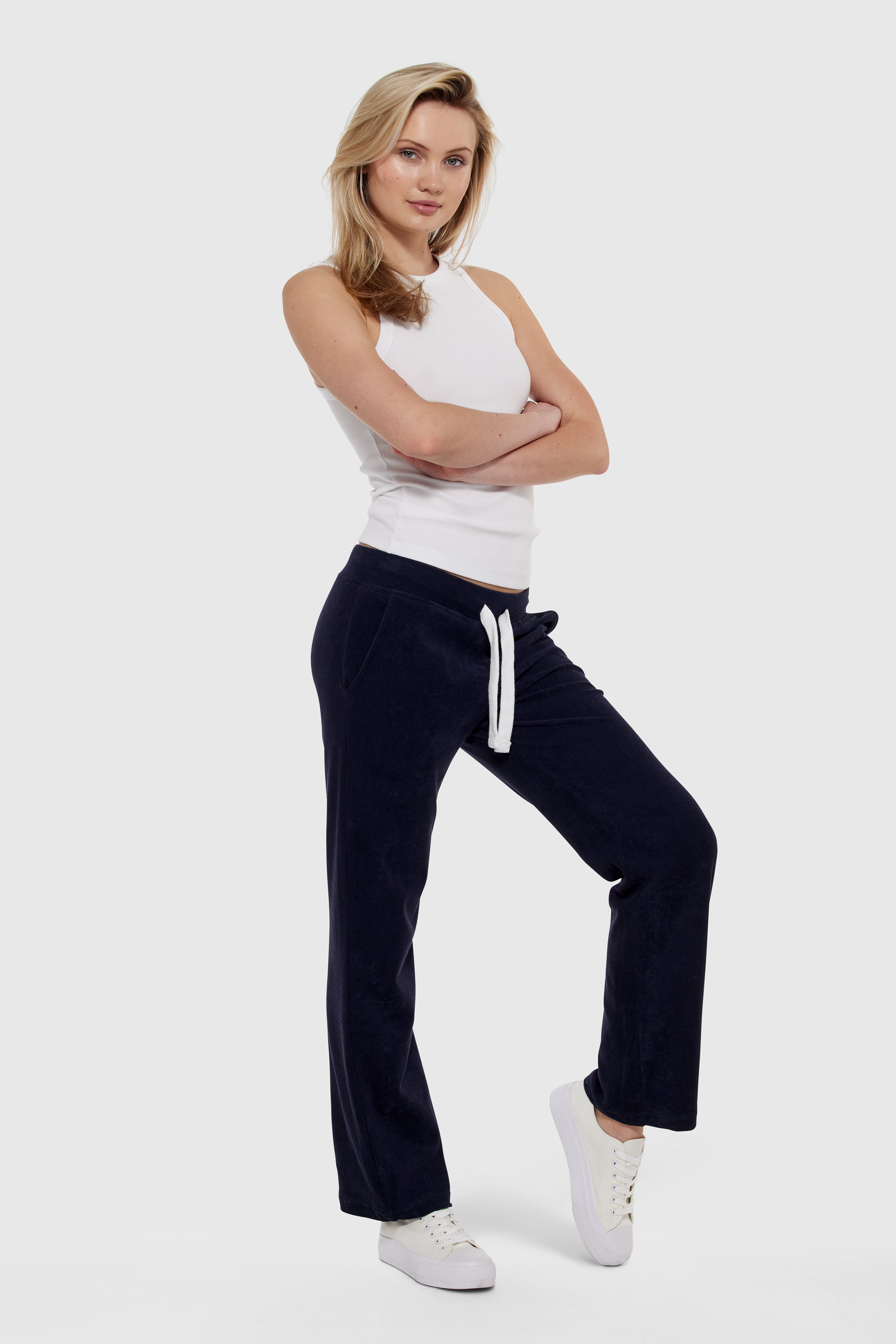 Sweatpant Girl Terry Navy