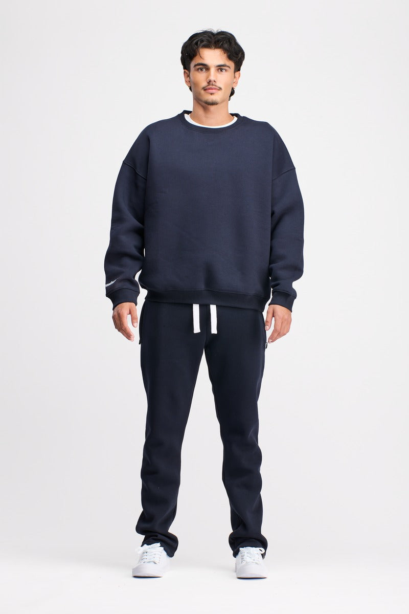 Boxed Crewneck Unisex Original Navy