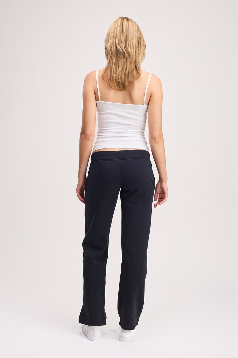Sweatpant Girl Straight low waist Navy