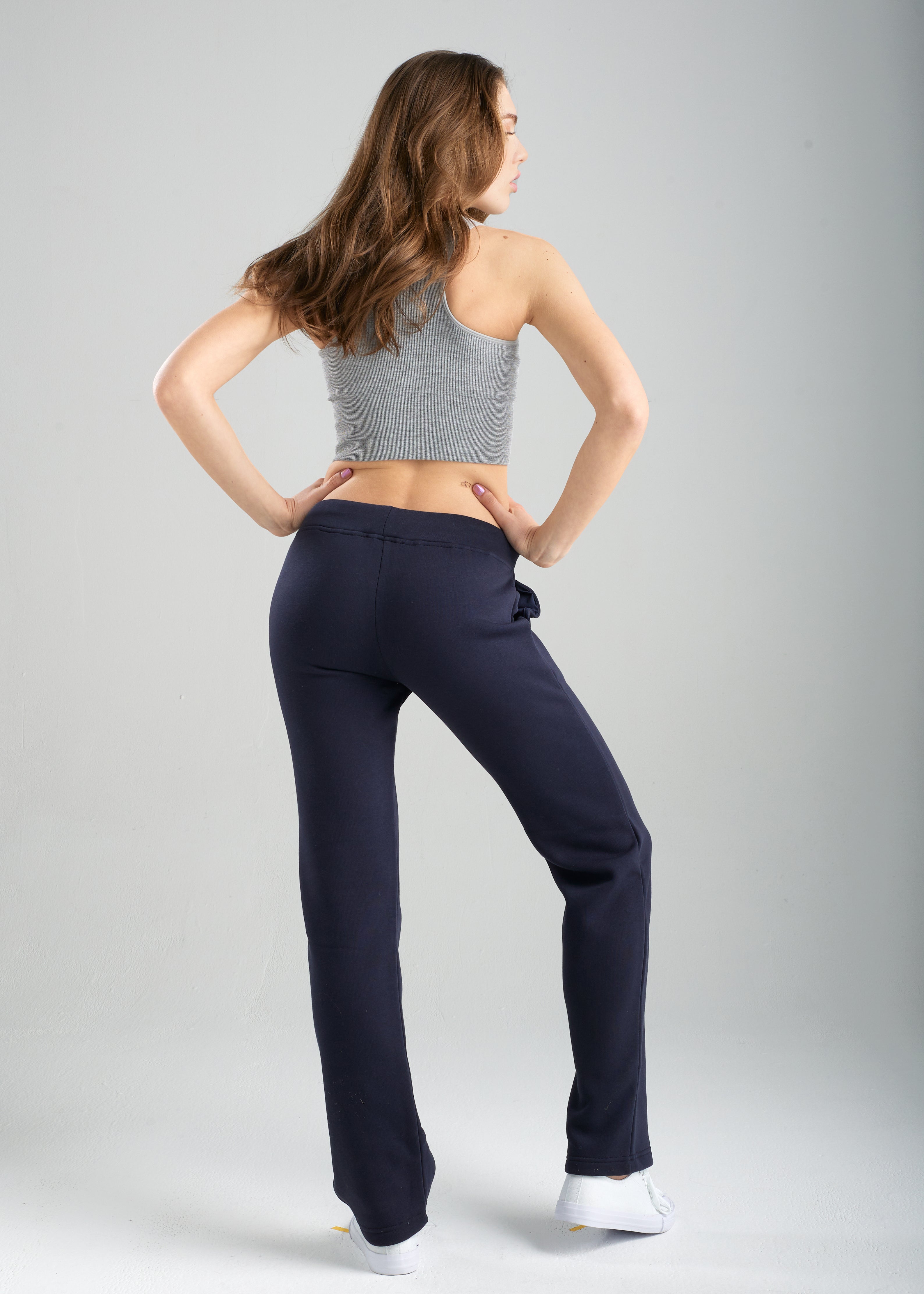 Sweatpant Girl Straight Leg Long Edition Navy