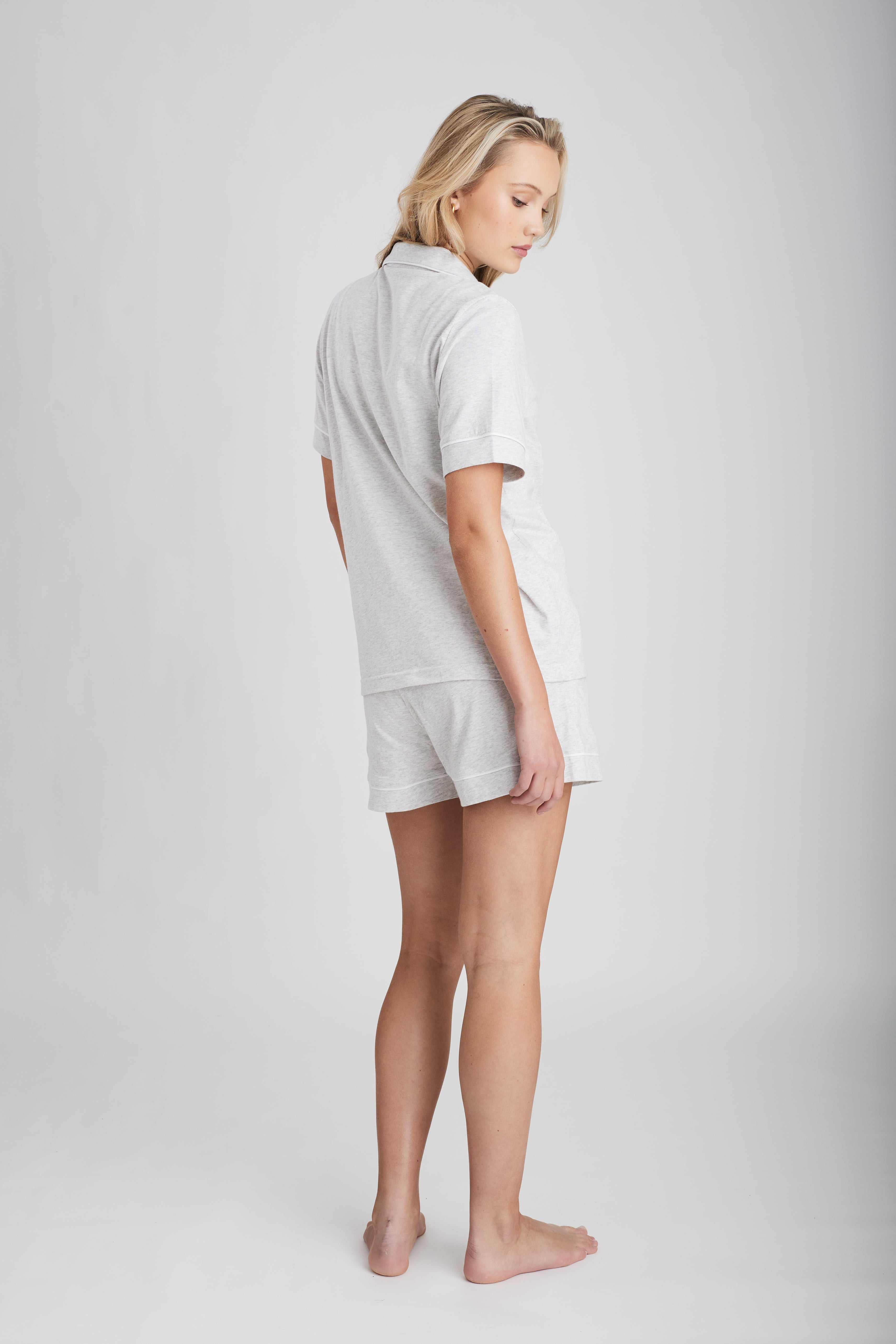 Easy Hours Pyjamas Girl shorts light grey