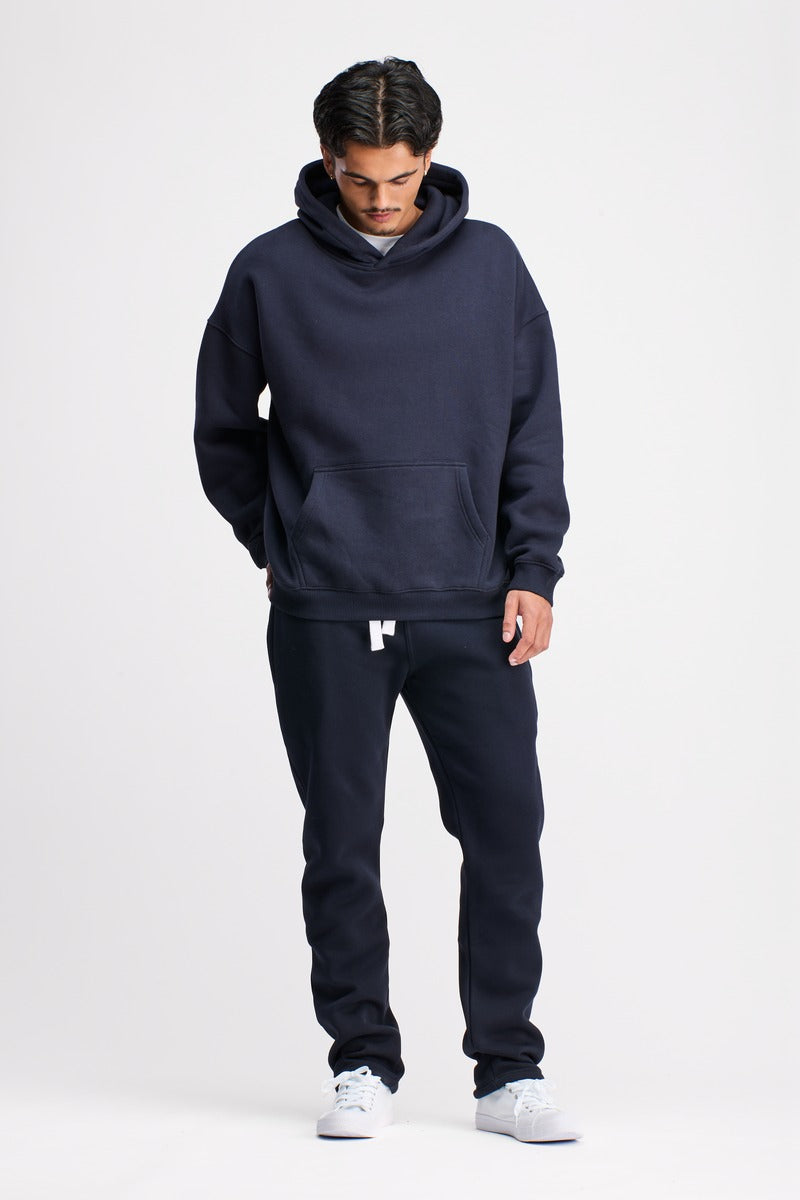 Boxed Hoodie Unisex Original Navy
