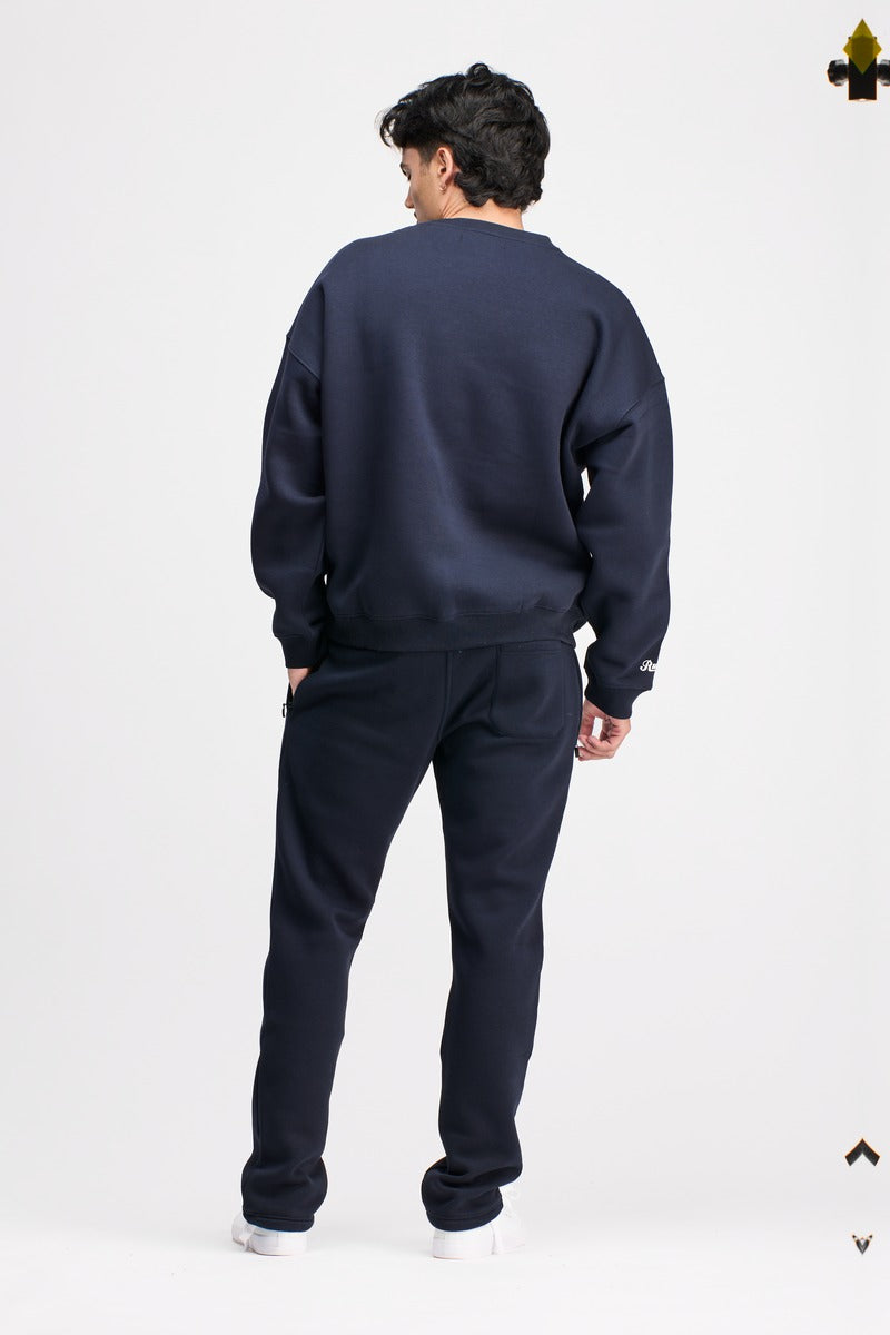 Boxed Crewneck Unisex Original Navy