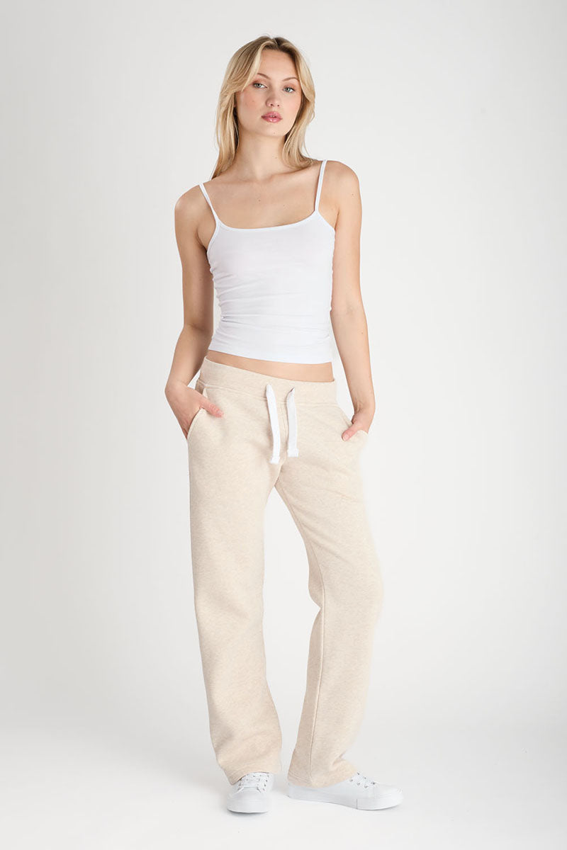 Sweatpants Girl Straight Latte melange